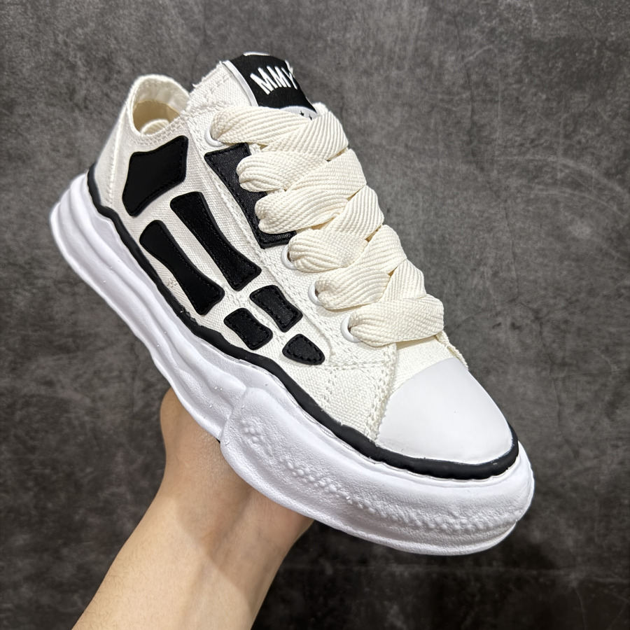 Maison MIHARA YASUHIRO x AMIRI MMY Bones 'Black' - SneakerCool.com